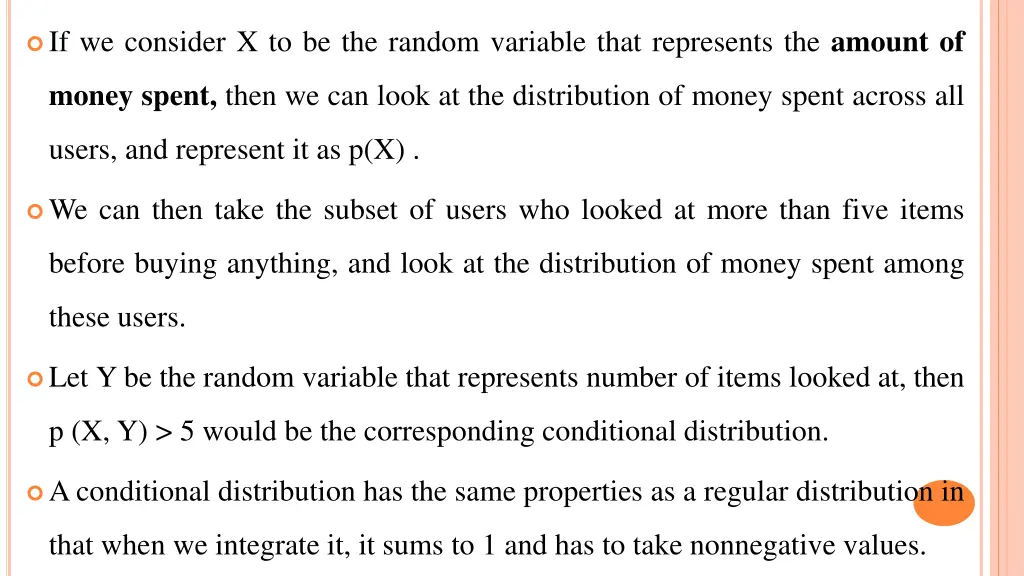 if we consider x to be the random variable that