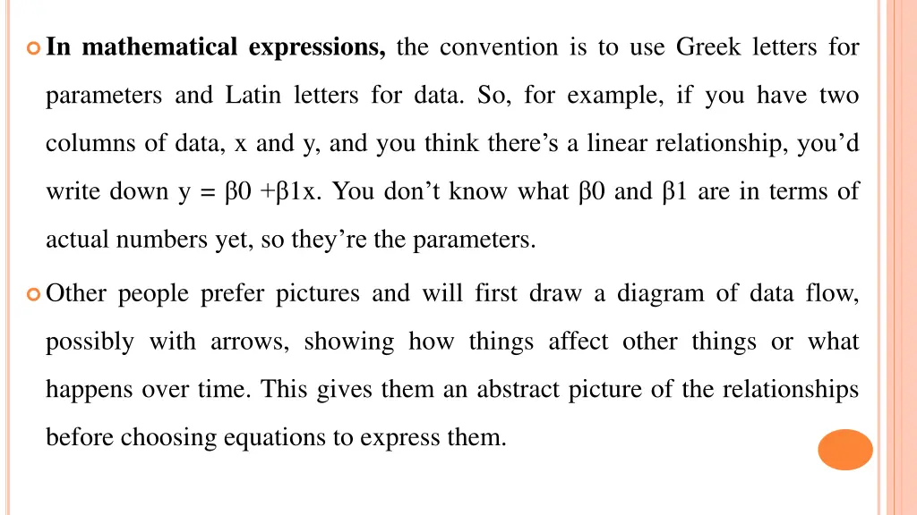in mathematical expressions the convention