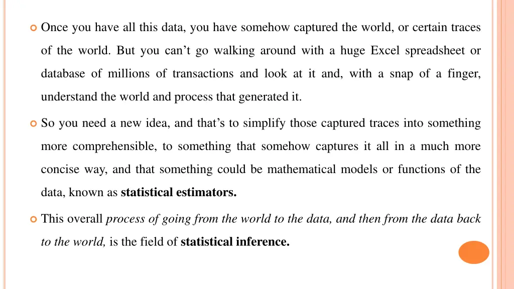 once you have all this data you have somehow