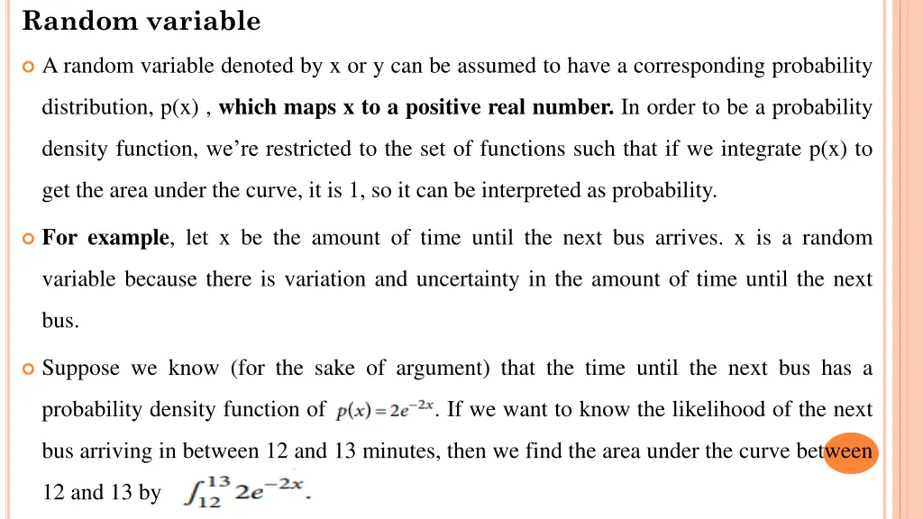 random variable