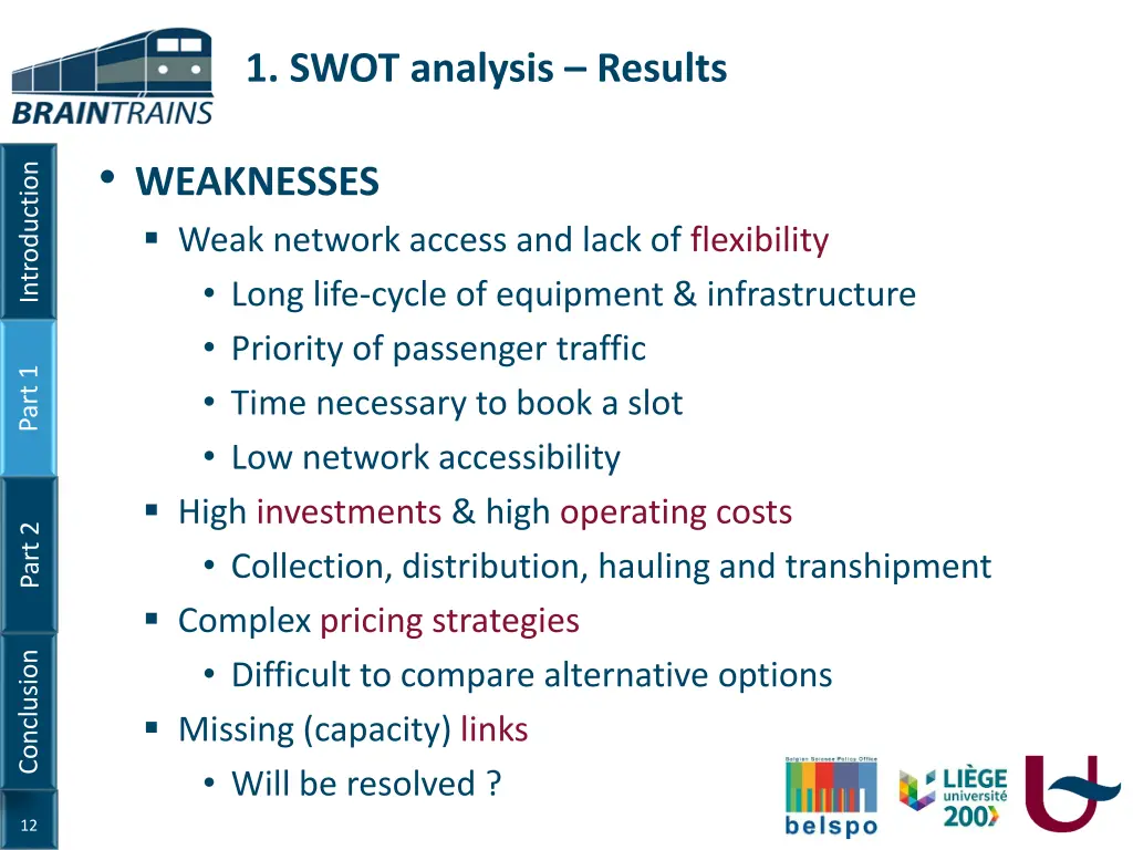 1 swot analysis results 1