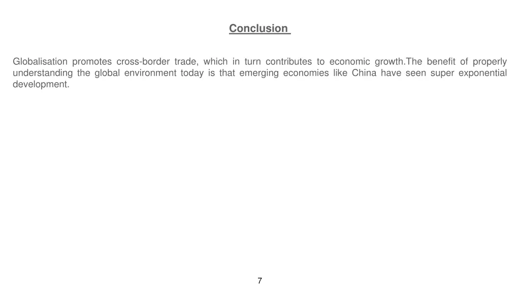 conclusion