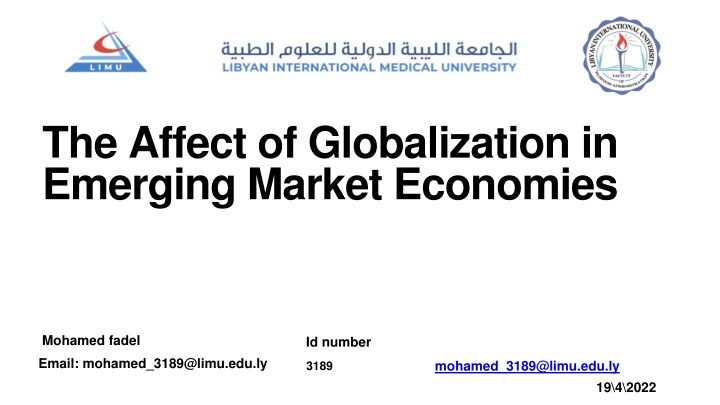 the affect of globalization in emerging market
