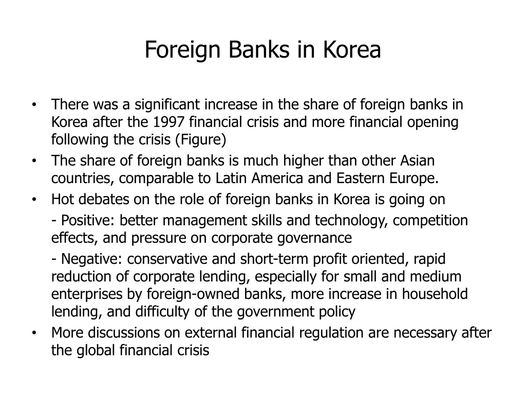 foreign banks in korea