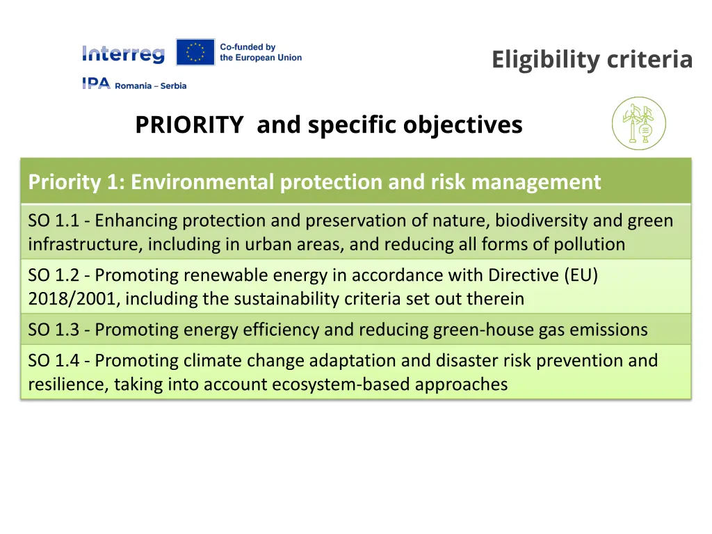 eligibility criteria 3