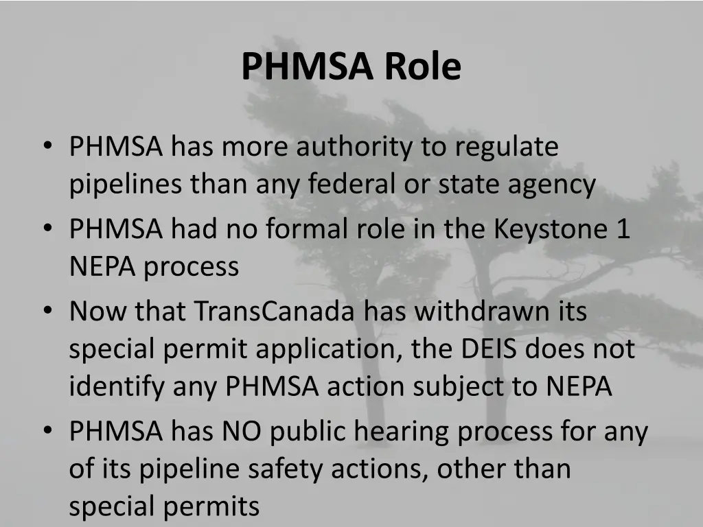 phmsa role