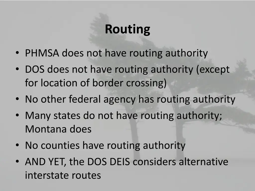 routing