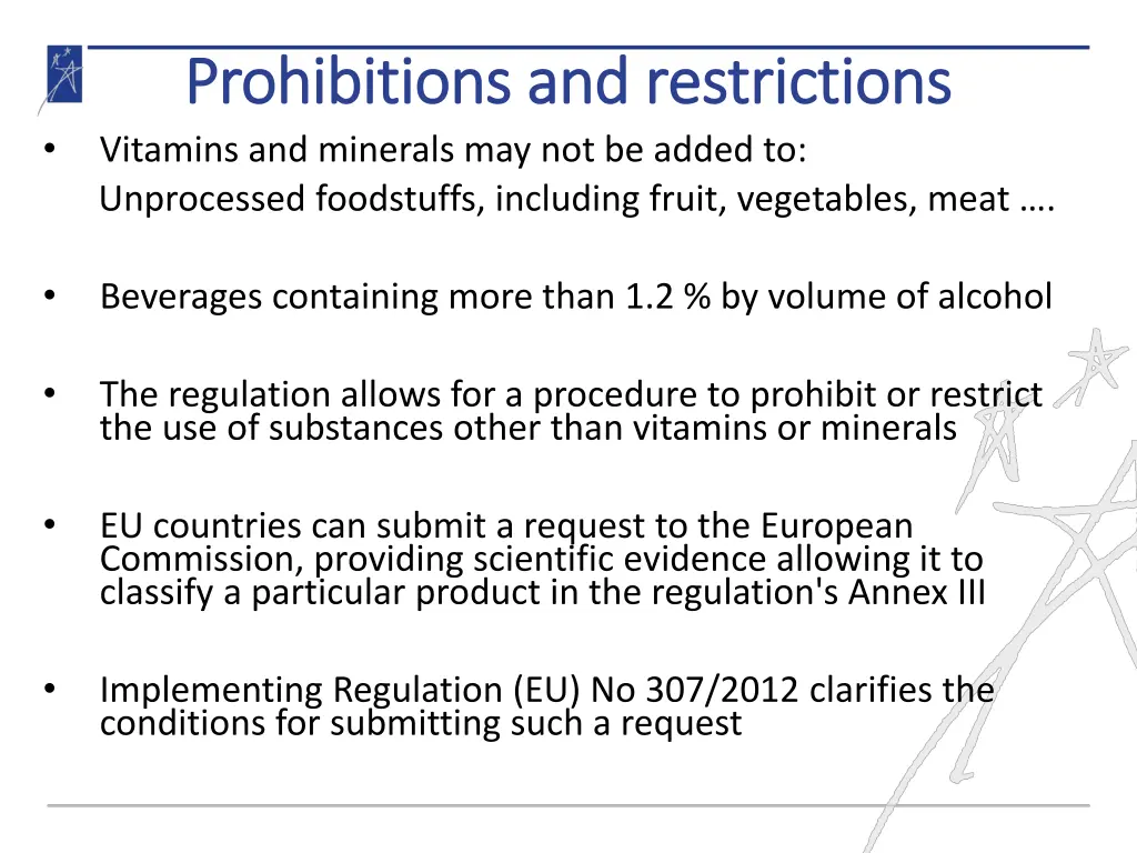 prohibitions and restrictions prohibitions