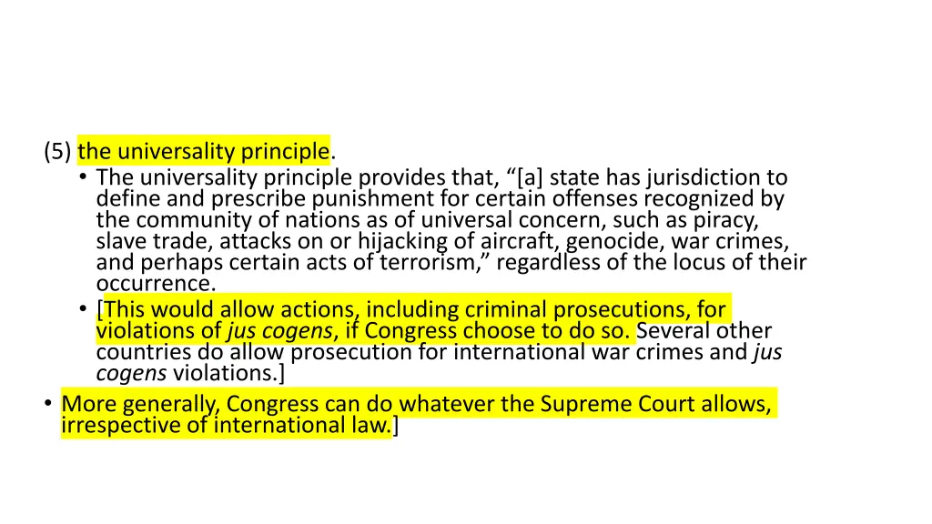 5 the universality principle the universality