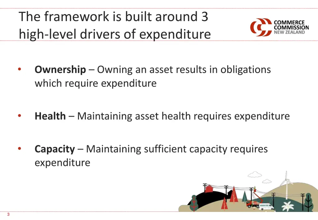 the framework is built around 3 high level