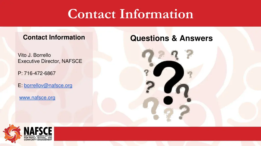 contact information