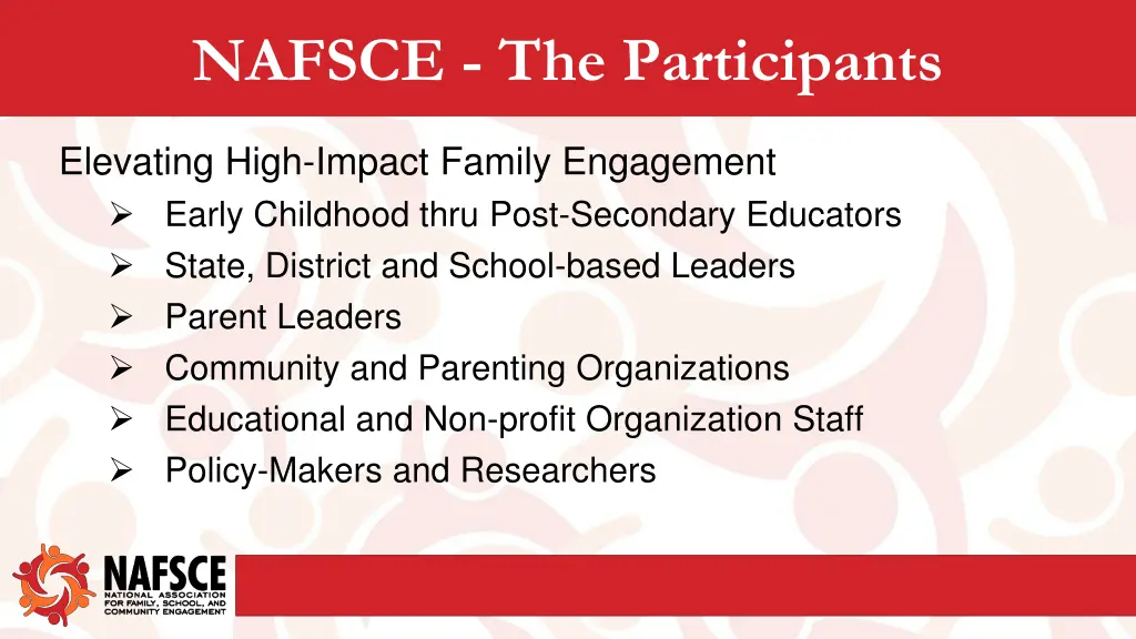 nafsce the participants