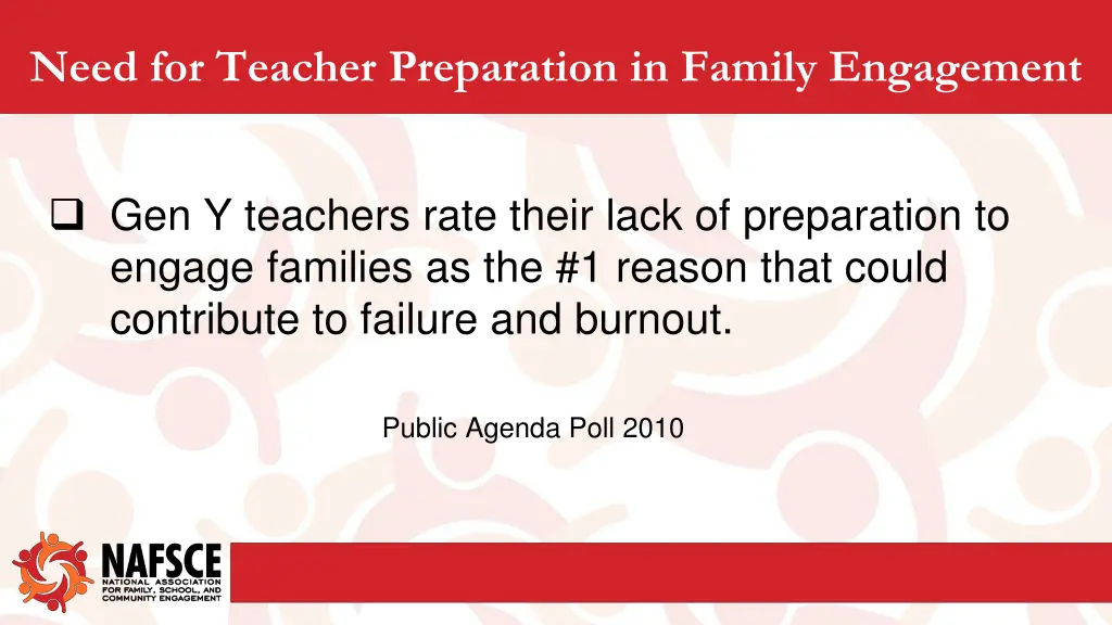 need for teacher preparation in family engagement