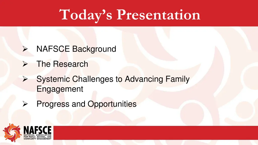today s presentation