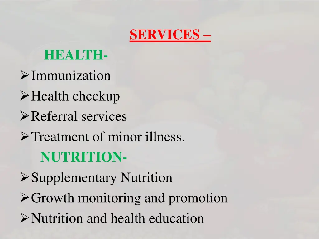 services