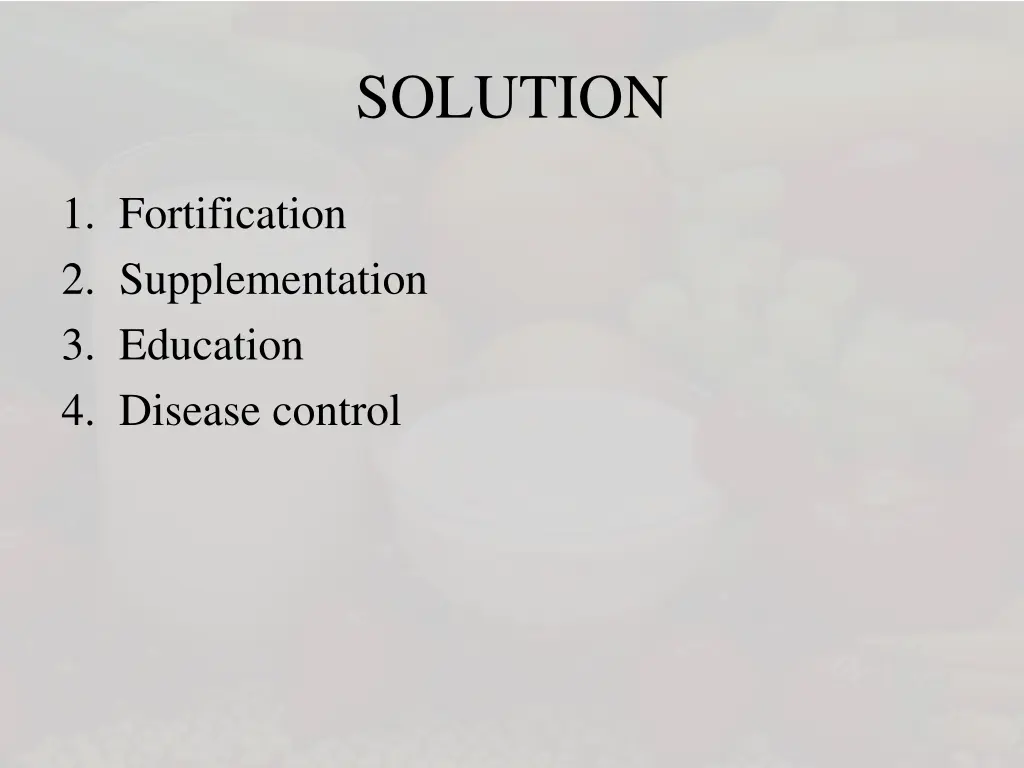 solution