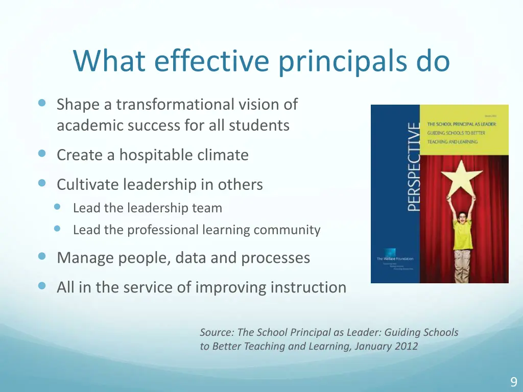 what effective principals do