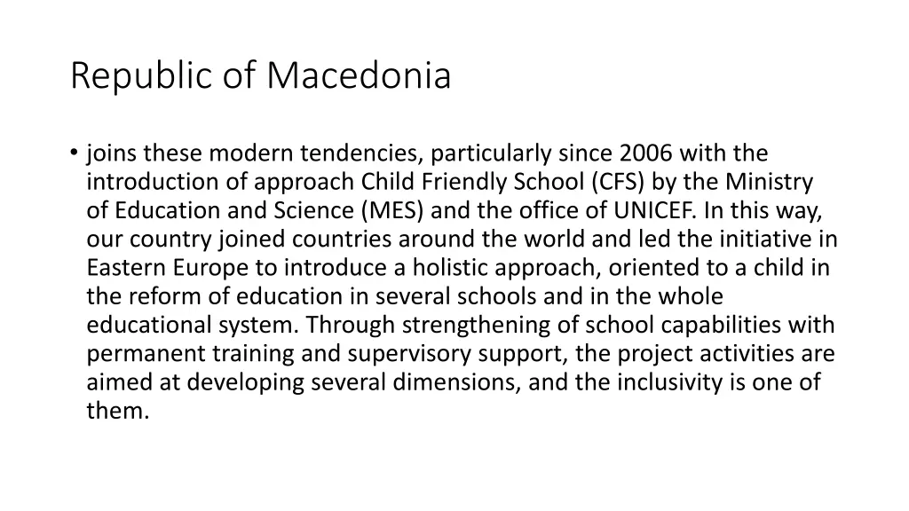 republic of macedonia