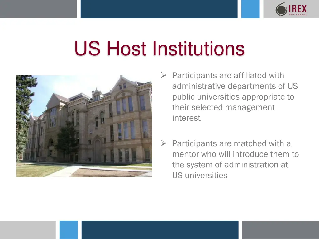 us host institutions
