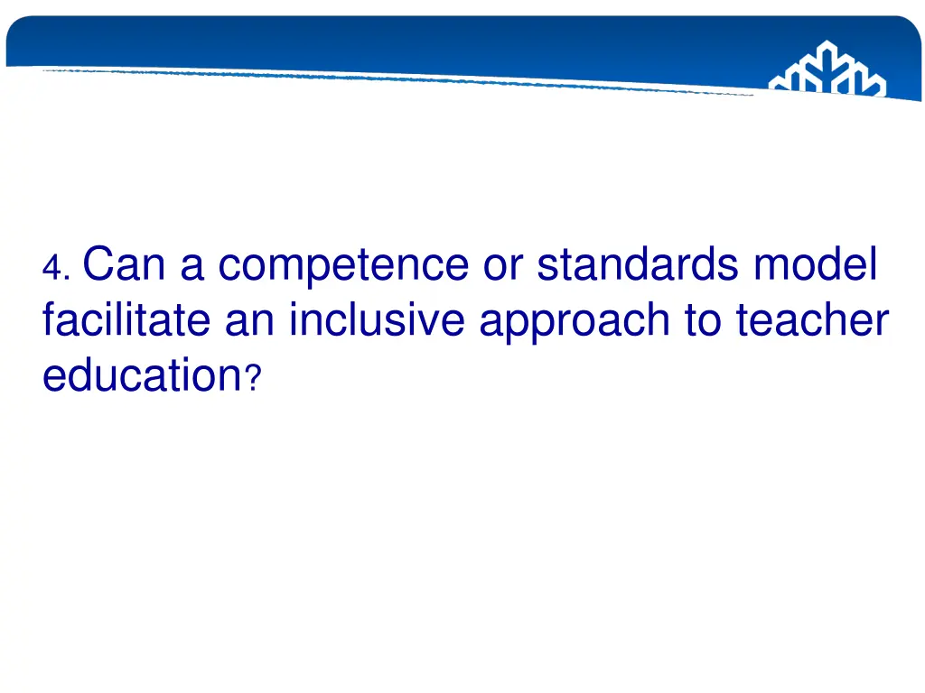 4 can a competence or standards model facilitate