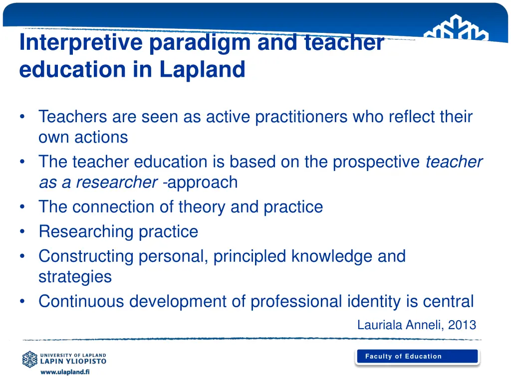 interpretive paradigm and teacher education 1