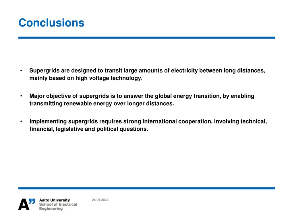 conclusions