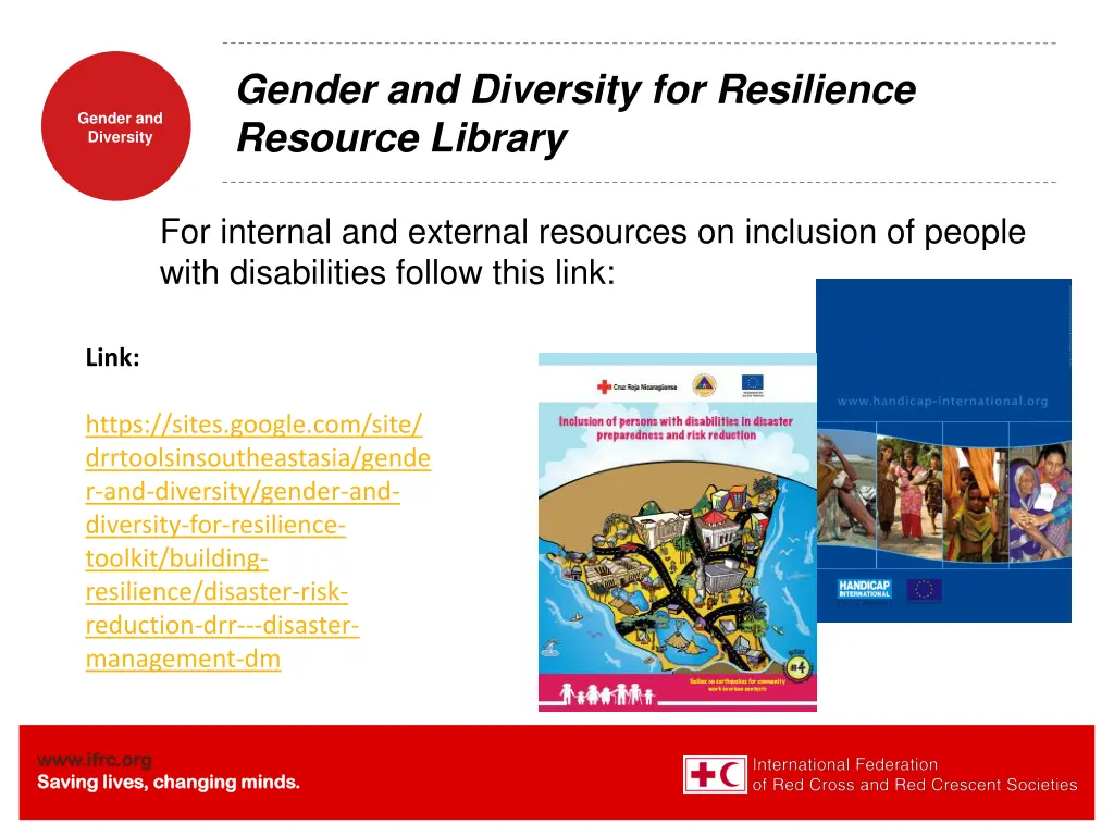 gender and diversity for resilience resource