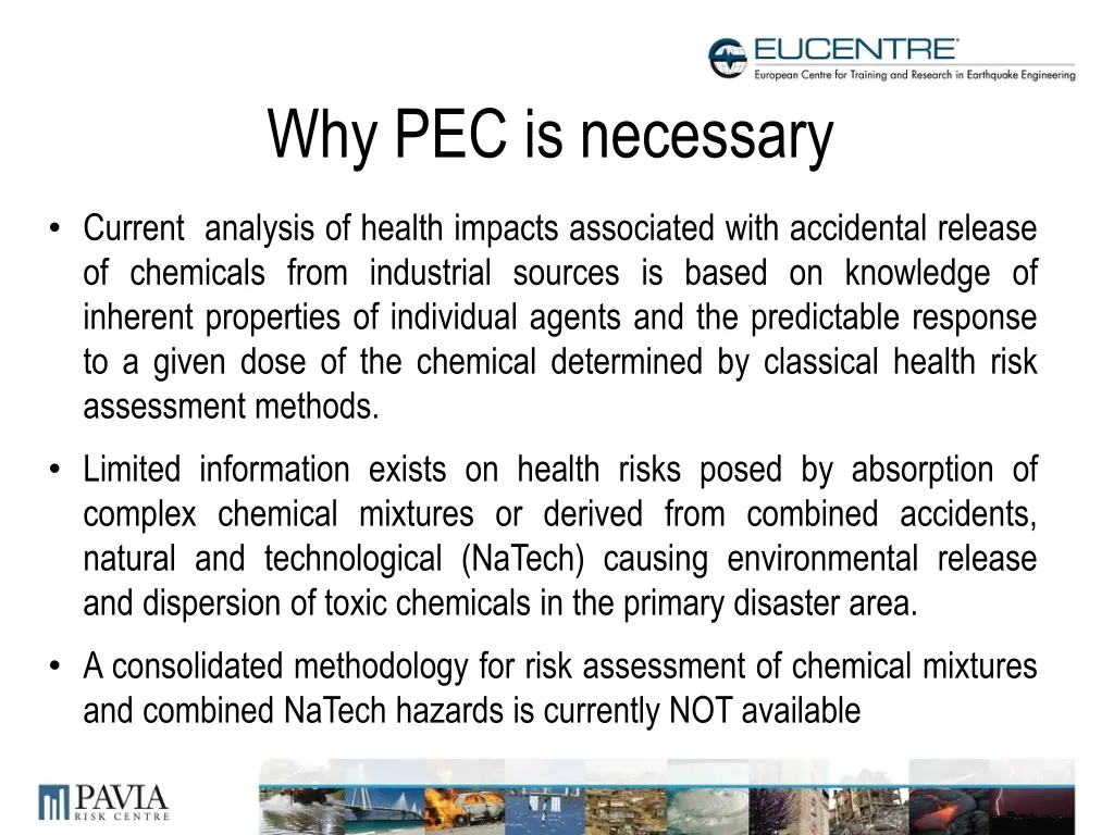 why pec is necessary