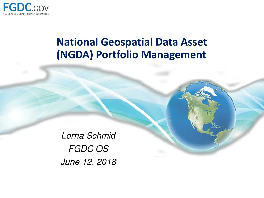 national geospatial data asset ngda portfolio