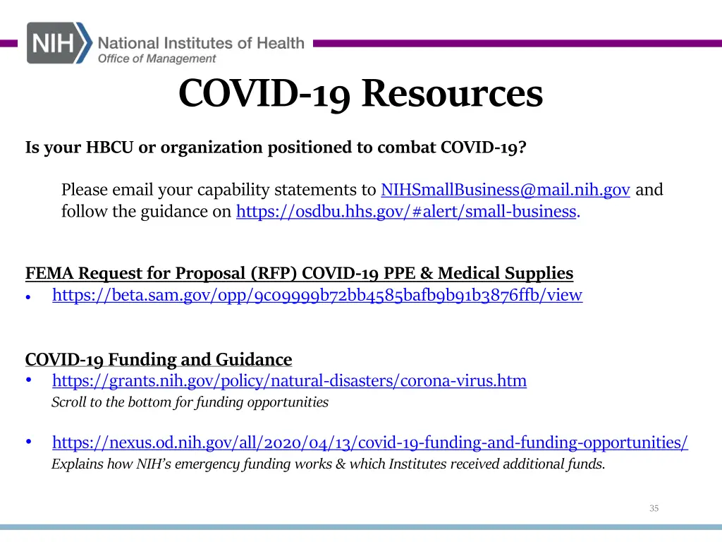 covid 19 resources