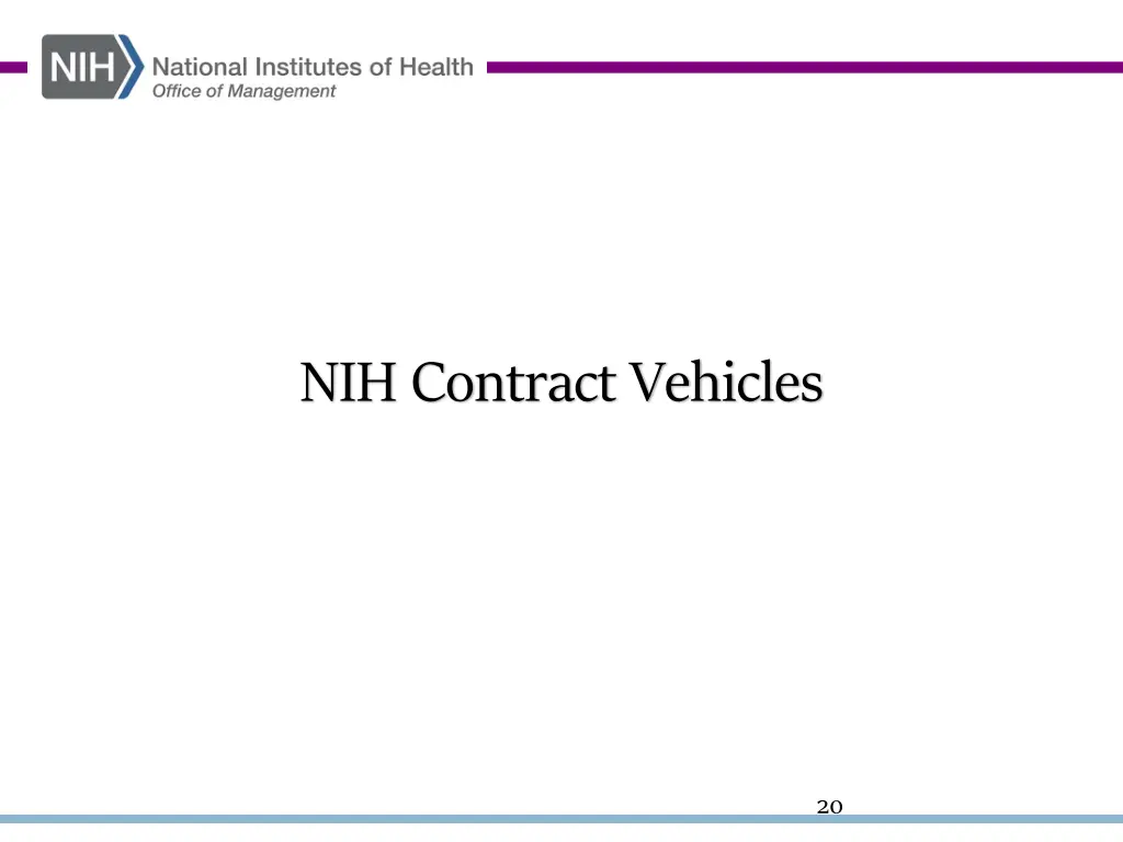 nih contract vehicles
