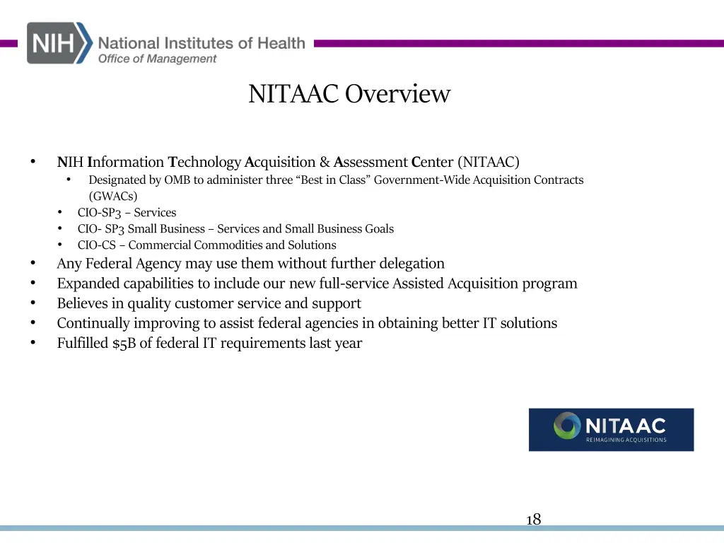 nitaac overview