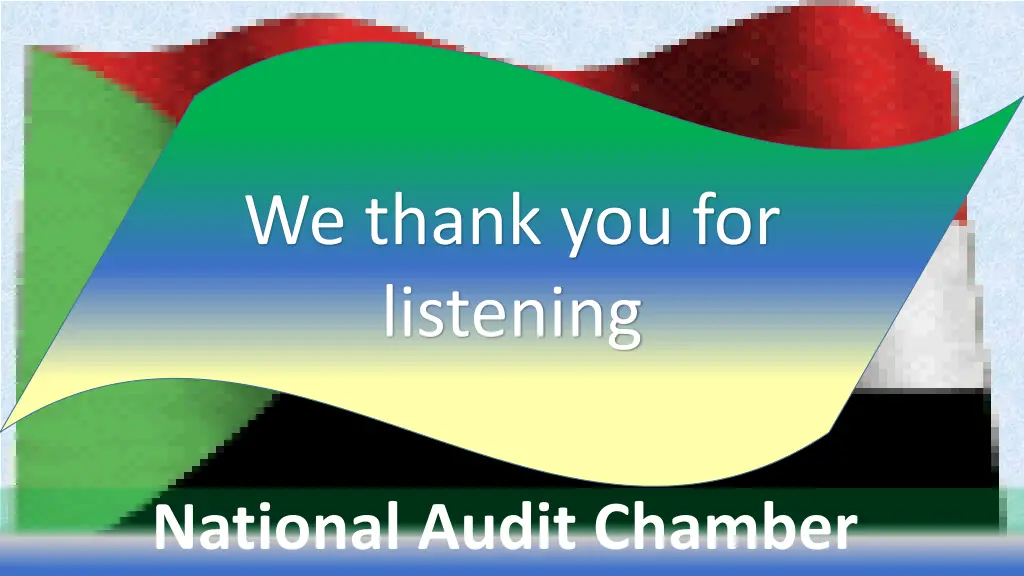 we thank you for listening