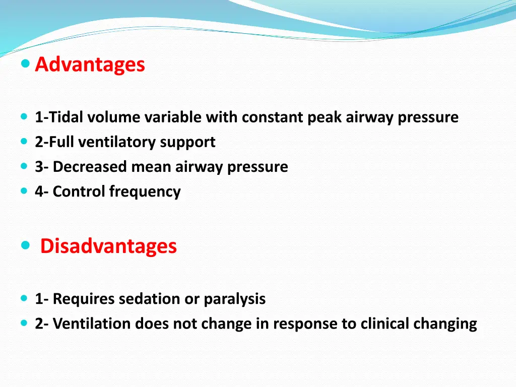 advantages