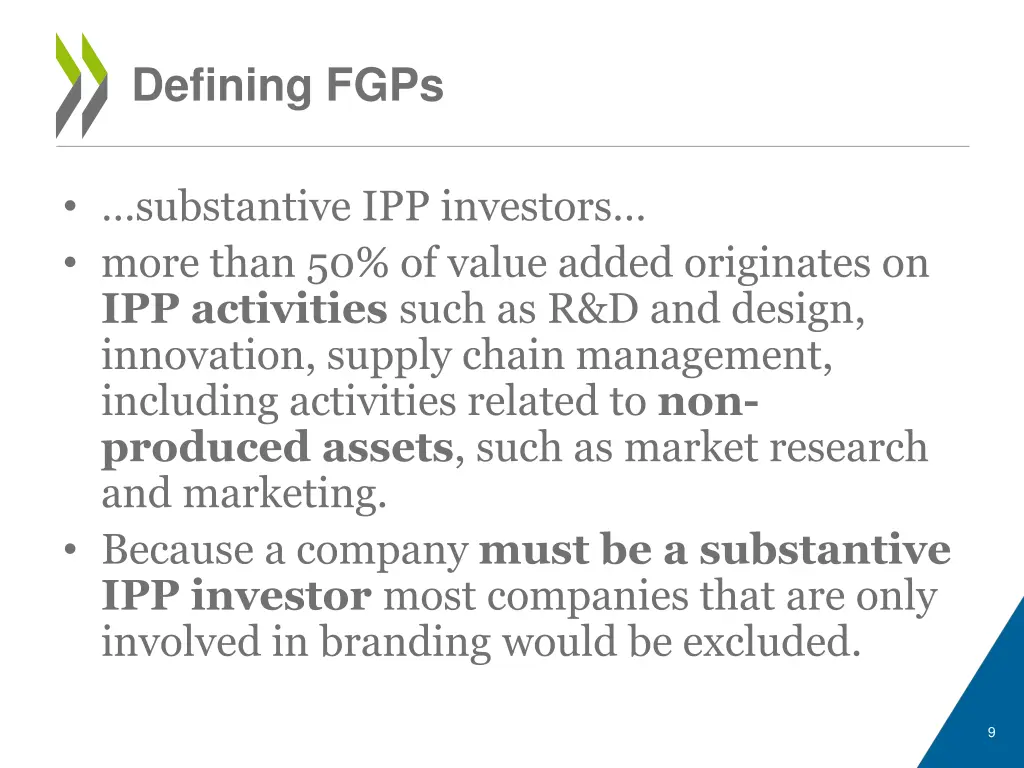 defining fgps