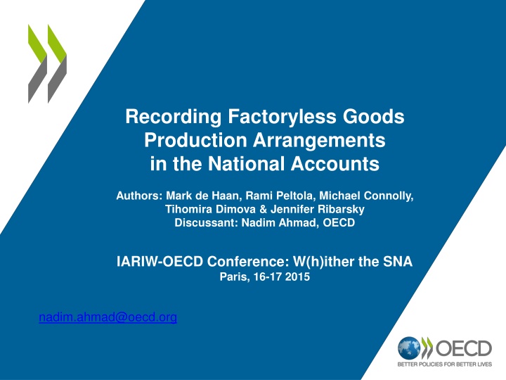 recording factoryless goods production