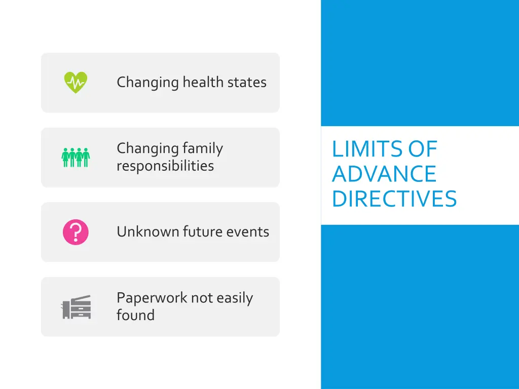 changing health states
