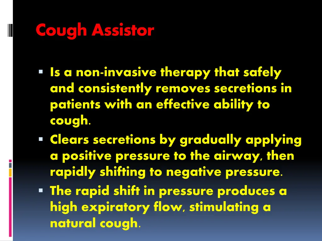 cough assistor