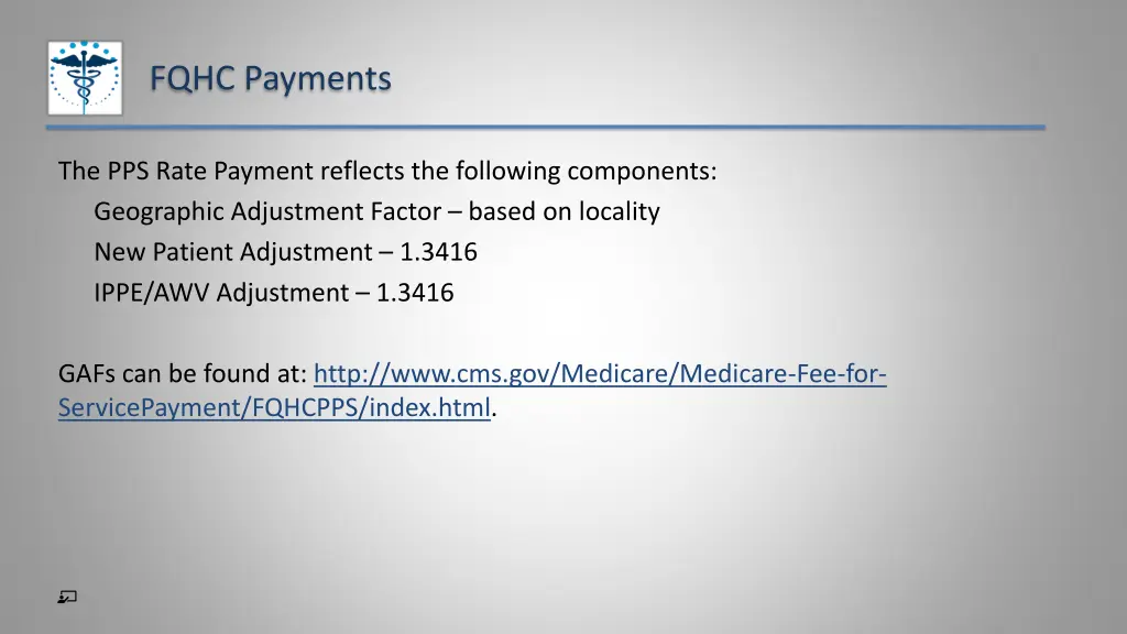 fqhc payments