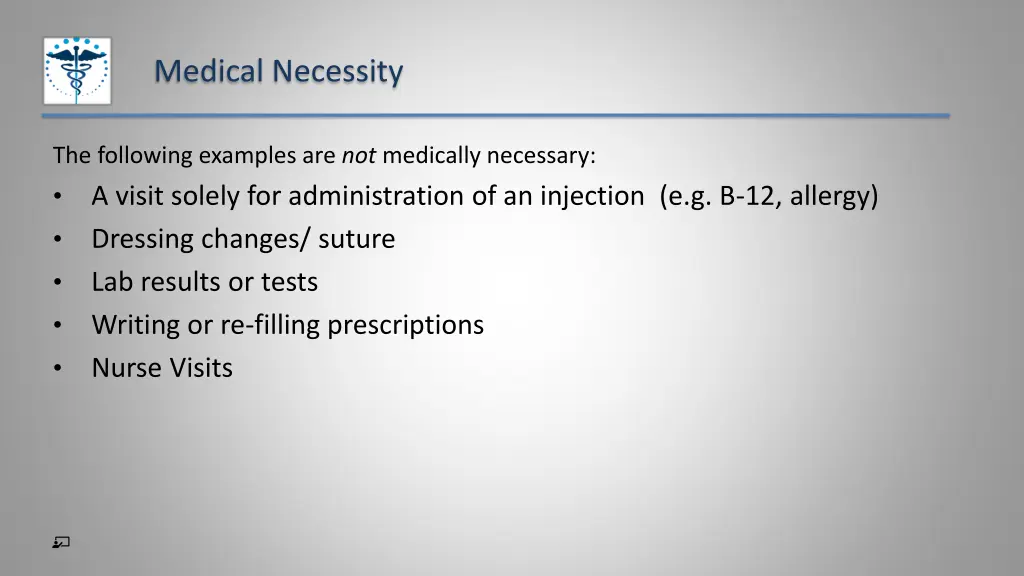 medical necessity