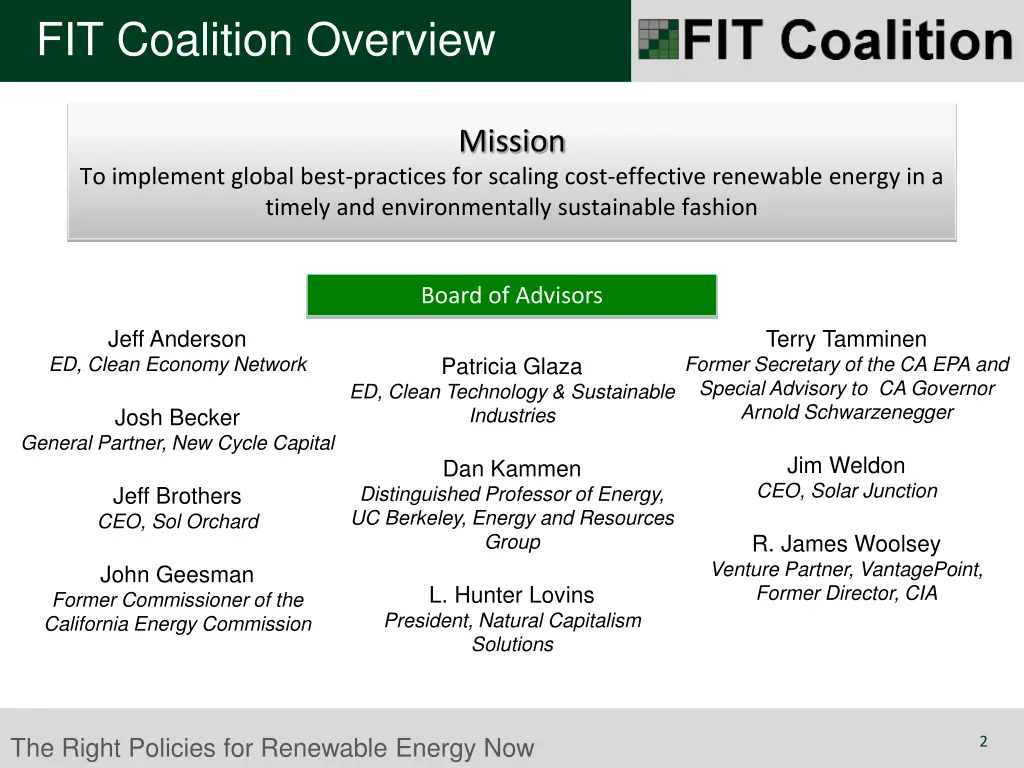 fit coalition overview