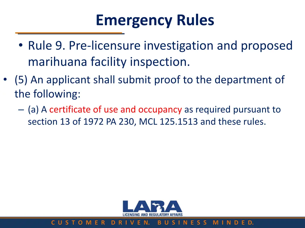 emergency rules 4