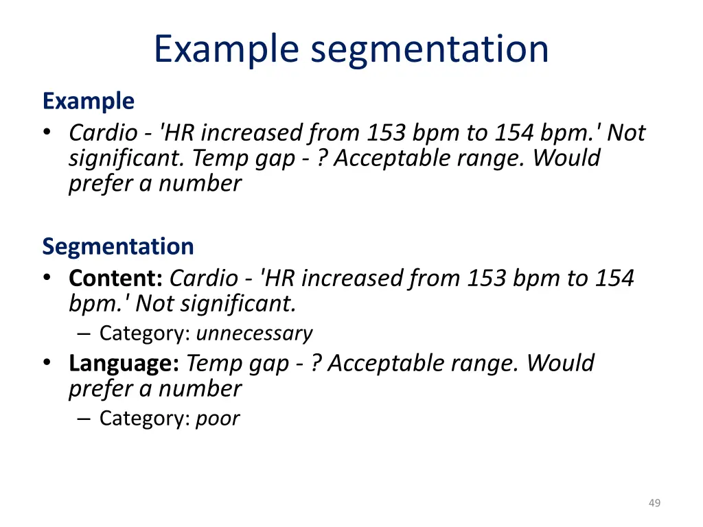 example segmentation