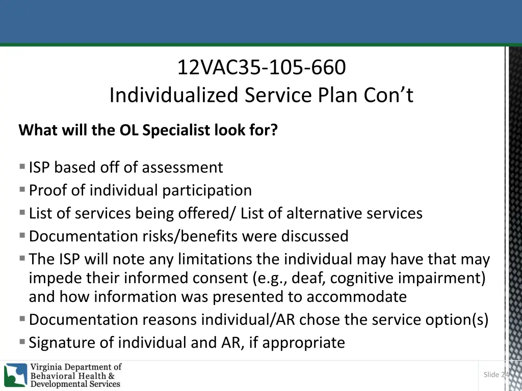 12vac35 105 660 individualized service plan con t