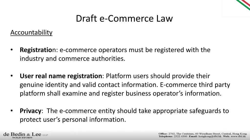 draft e commerce law 2