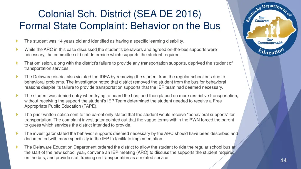 colonial sch district sea de 2016 formal state