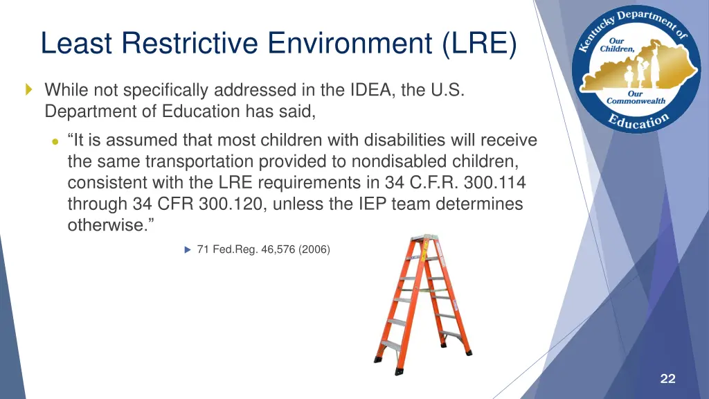 least restrictive environment lre