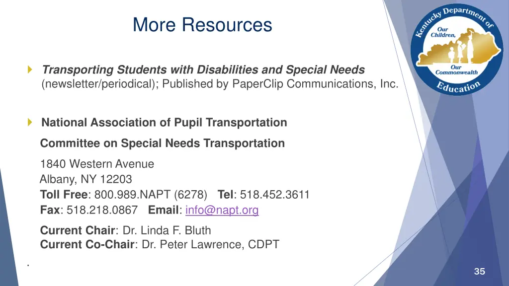 more resources
