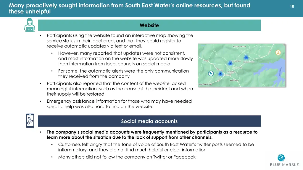 many proactively sought information from south