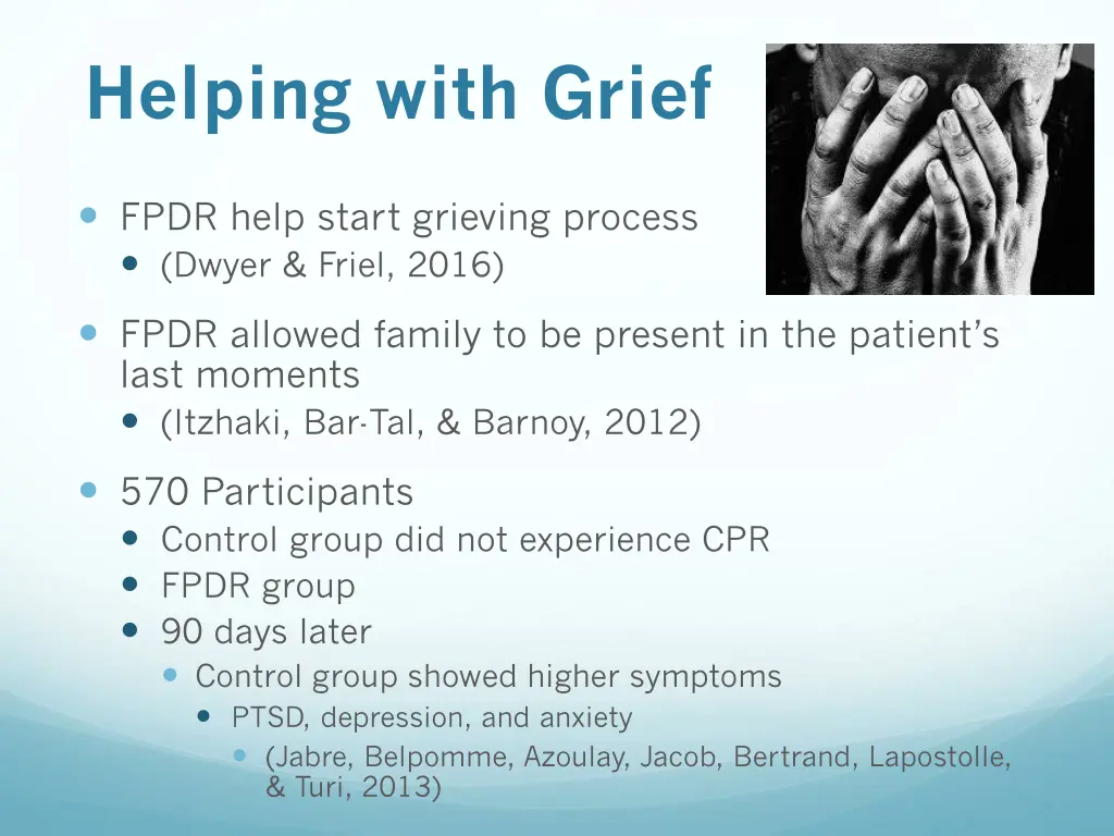 helping with grief